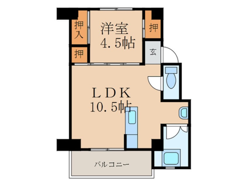 間取図 ビレッジハウス若松２号棟