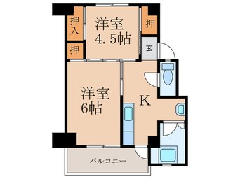 間取図 ビレッジハウス若松２号棟