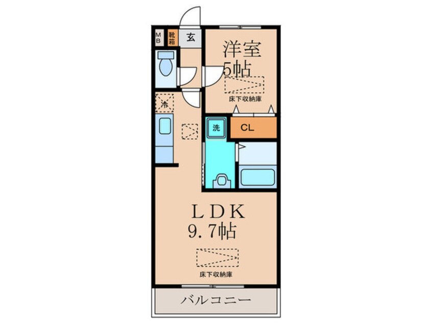 間取図 グランデ　シェチオ　千本杉