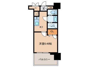 間取図 エンクレスト天神LIFE(807)