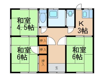 間取図 神崎ハイツＢ棟