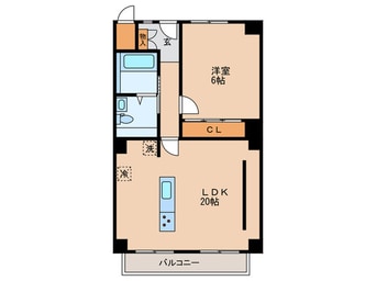 間取図 フローラ薬院