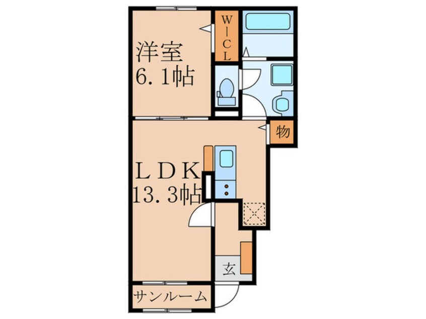 間取図 クラールⅡ