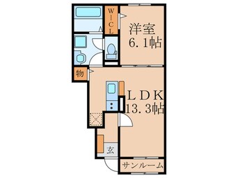 間取図 クラールⅡ