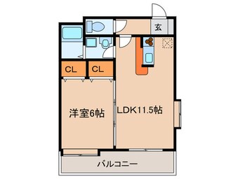 間取図 ﾙﾋﾟｴ舞鶴