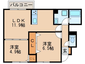 間取図 プレミールAsagiri