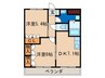 サンタプレスＹｕｋｉ 2DKの間取り