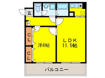 間取図 アヴェニ－ル山荘通り