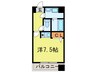 アヴェニ－ル山荘通り 1Rの間取り