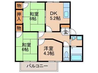 間取図 ファミール春日西　Ｃ棟