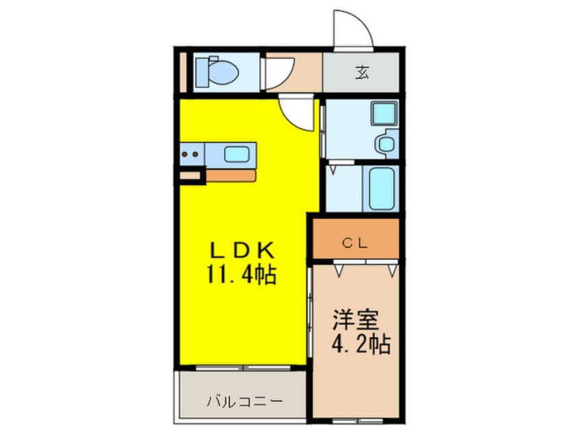 間取図 LIFEFIELD仲畑