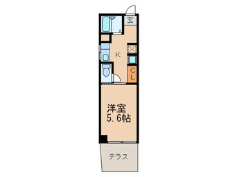 間取図 ニュ－唐人コ－ポ