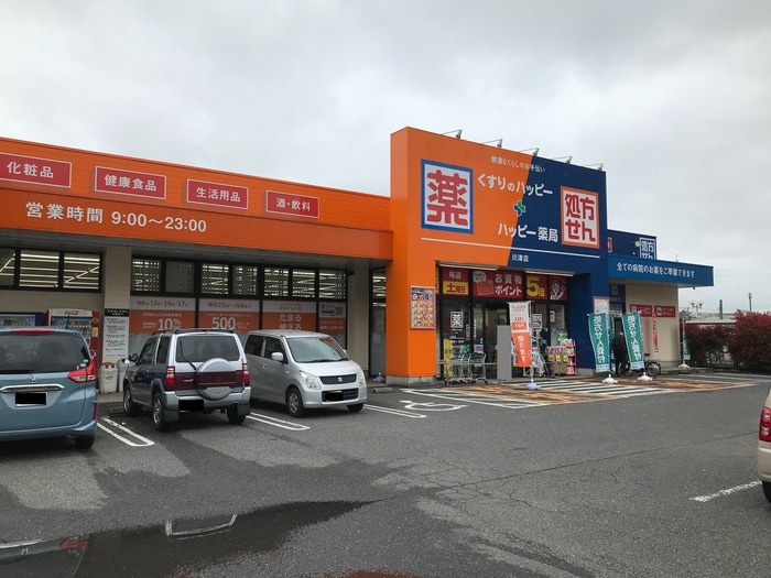 くすりのハッピー川津店(ドラッグストア)まで233m カサグランデ川津