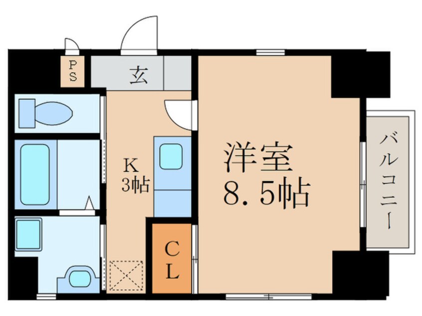 間取図 Ｎ２北九大前