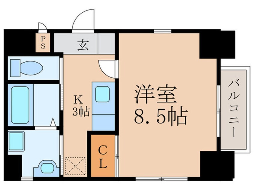 間取図 Ｎ２北九大前