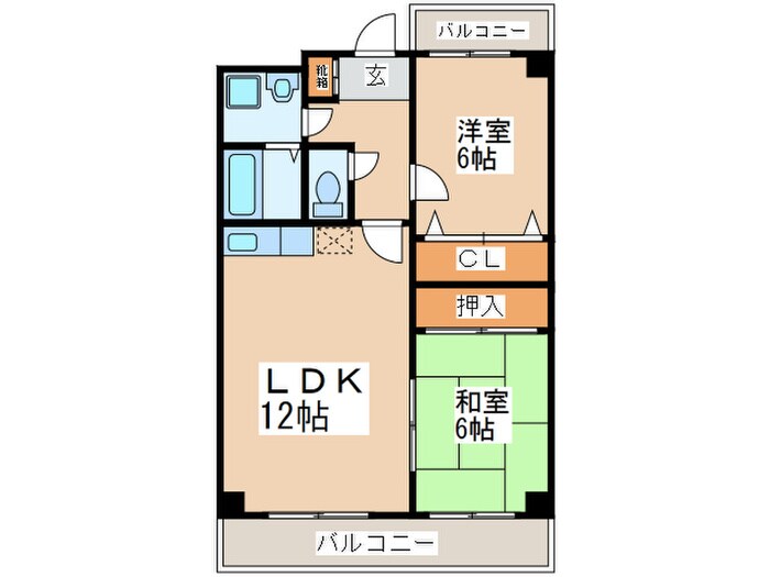 間取り図 朱雀大路21