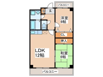 間取図 朱雀大路21