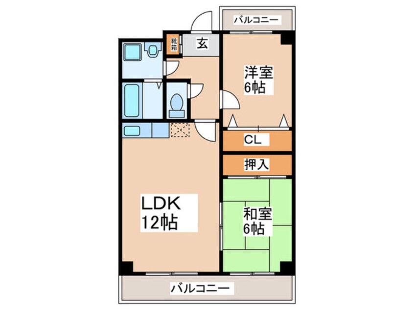 間取図 朱雀大路21