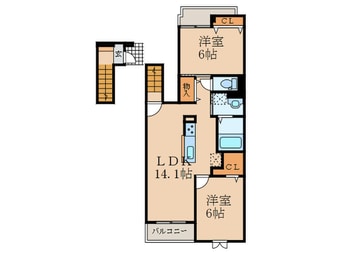 間取図 コルテ