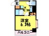 リンピアル大橋 1Kの間取り