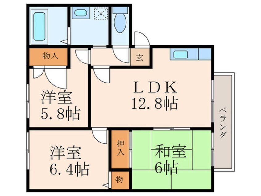 間取図 セーズプルミエ　Ｂ棟