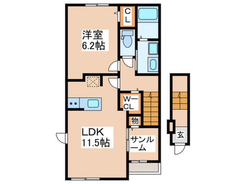 間取図 クルーレ．ケイ