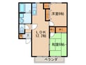 コーポ・アゼリアの間取図