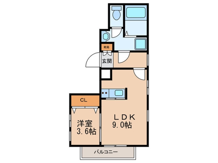 間取り図 オレンジコート大橋