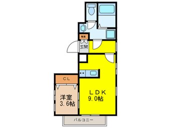 間取図 オレンジコート大橋