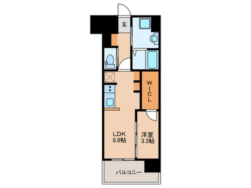 間取図 ブレス唐人町駅前