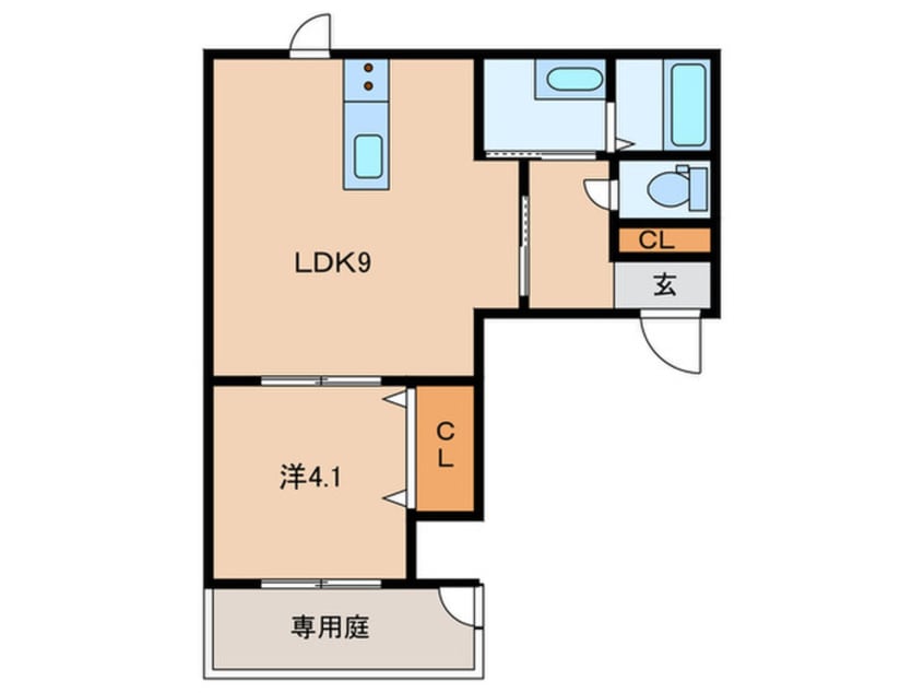 間取図 MERCU天神