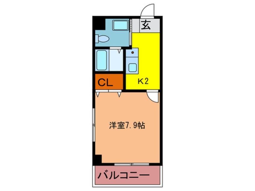 間取図 ミリオーネ・シャトウ高砂