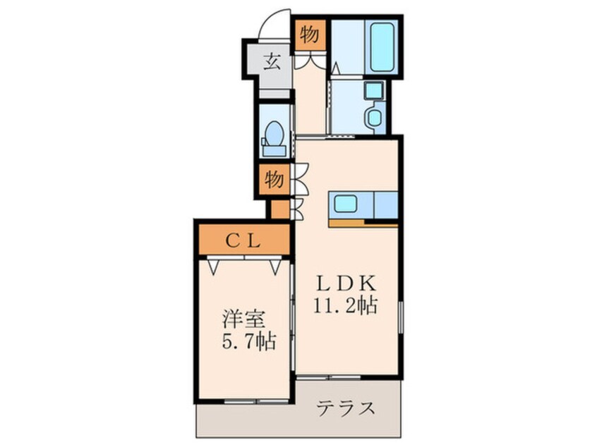 間取図 ウィステリア浅川