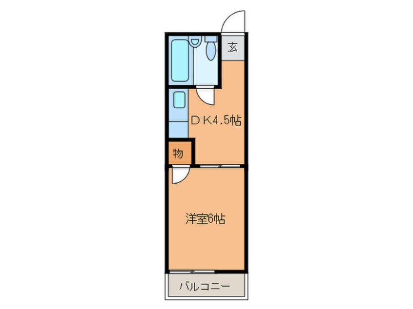 間取図 サンヒルズ五条