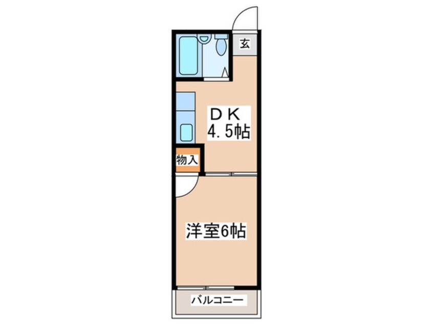 間取図 サンヒルズ五条