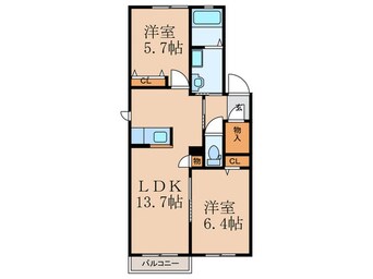 間取図 レクシオ明治Ａ棟