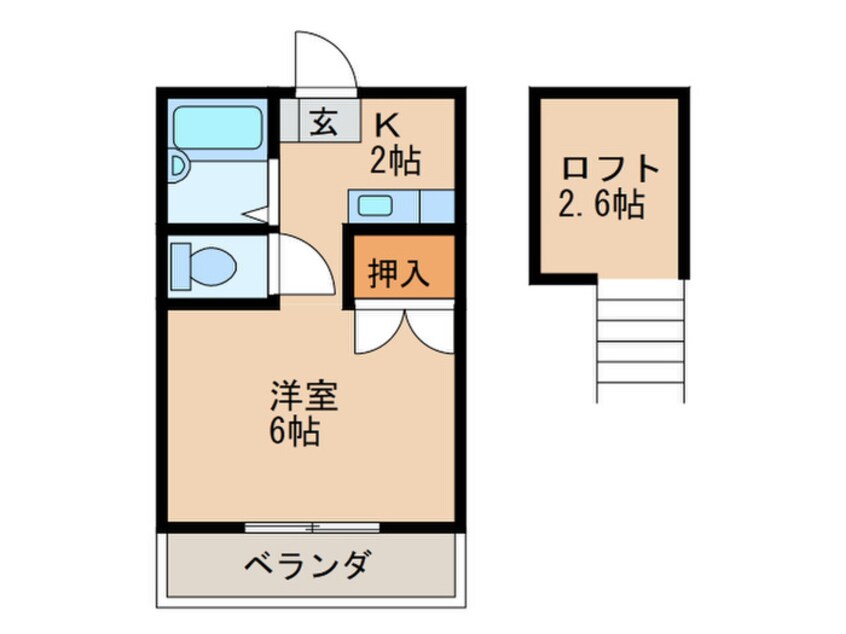 間取図 ベルーナふくとみ