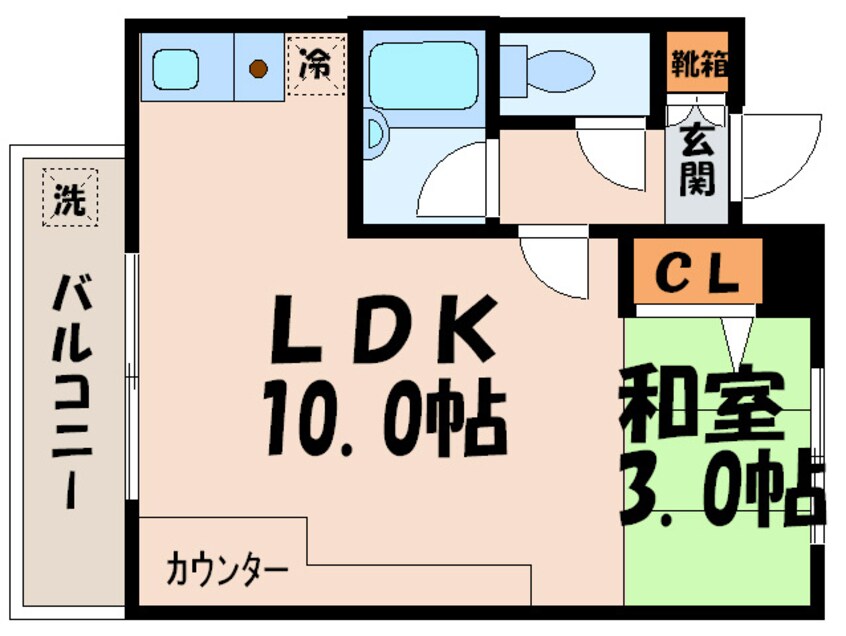 間取図 ベルトピア福岡Ⅲ