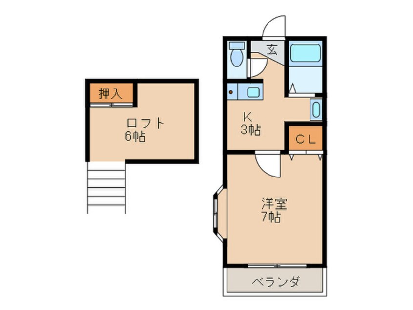 間取図 エスペランサＫＮ