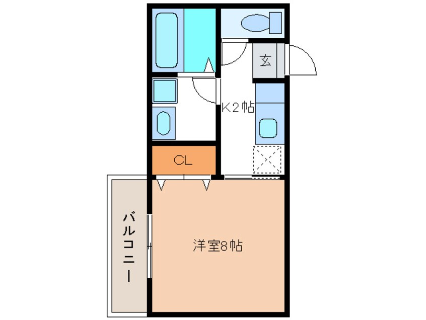 間取図 チェリ－ブロッサム