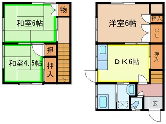 間取図 武石アパ－ト