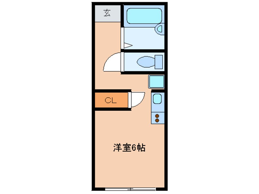 間取図 エスポア－ル城南