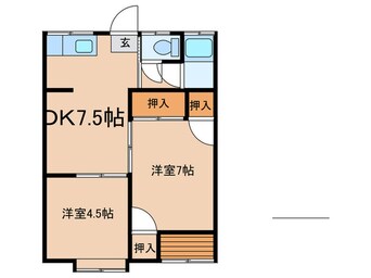 間取図 つくし荘