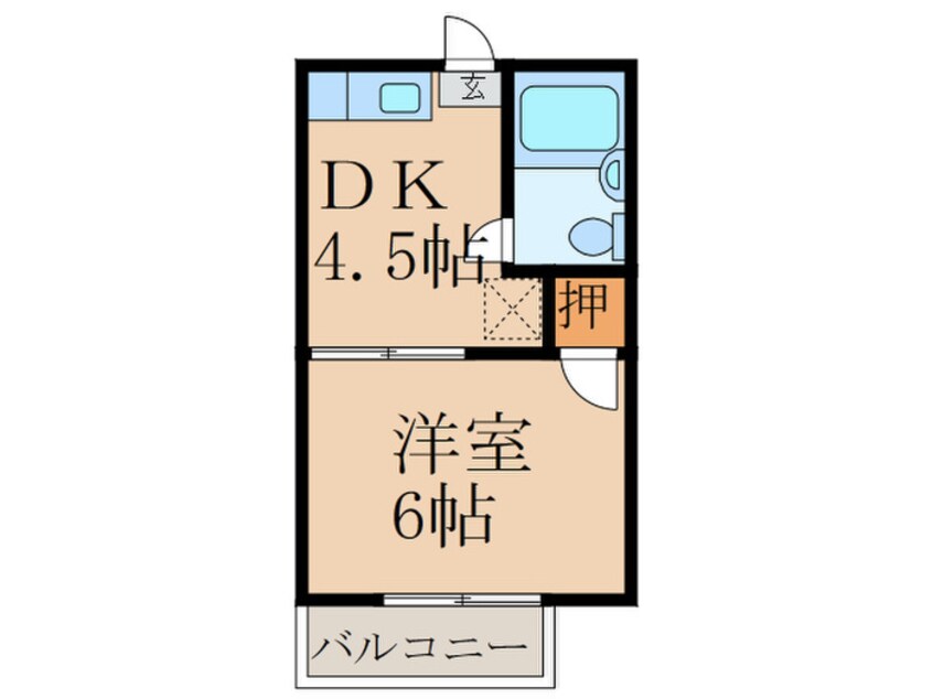 間取図 レピュ－ト苅田(1､2号)