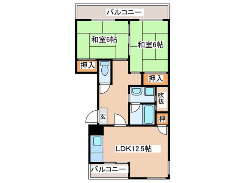 間取図 長谷ビル