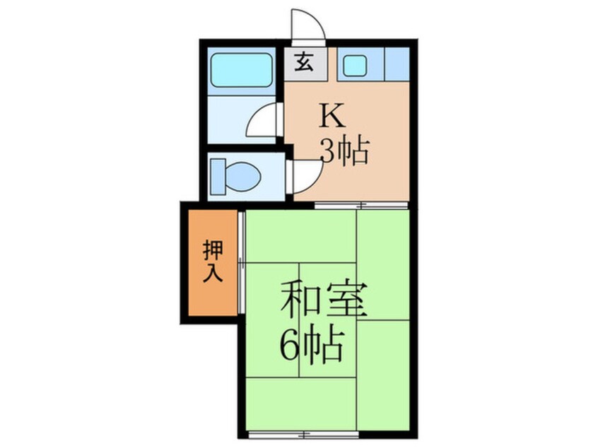 間取図 メゾンタキ井尻Ａ