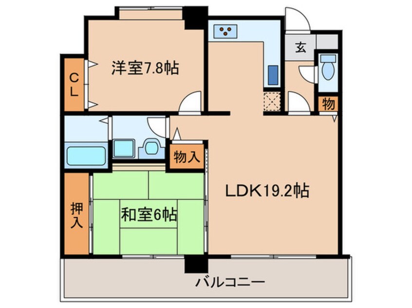 間取図 エンクレストけやき通り