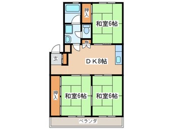 間取図 車屋第５ビル