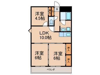 間取図 ノア－ズア－ク平成館