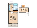 エムビル唐原の間取図